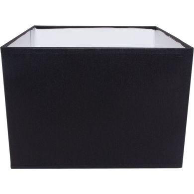 Abat-jour GREGO quadrado com encaixe E14 C.20xL.20xAlt.15cm Preto