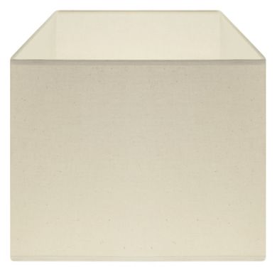 Abat-jour CIPRIOTA quadrado tela PVC8886 com encaixe E27 C.30xL.30xAlt.22cm natural (cru)