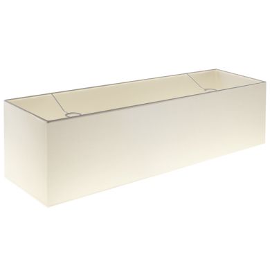 Lampshade ESPANHOL rectangular with fitting E14 L.75xW.20xH.20cm Beije