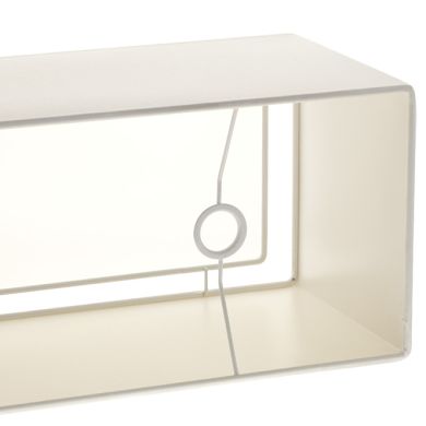 Lampshade ESPANHOL rectangular with fitting E14 L.75xW.20xH.20cm Beije