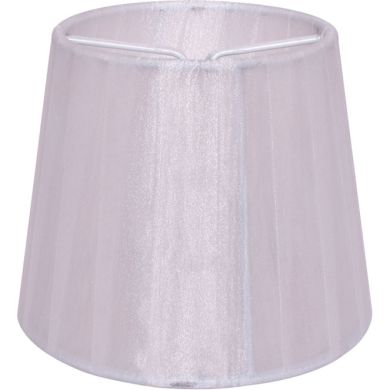 Lampshade AUSTRALIANO round & conic with clamp H.10xD.12cm White