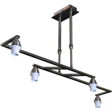 Frame for Ceiling Lamp DUBAI 4xE14 L.82xW.30xH.Reg.cm Antique Brass