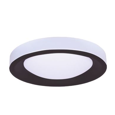 Plafond TITAN D.50cm 72W LED regulável 3000-4000-6000K Preto