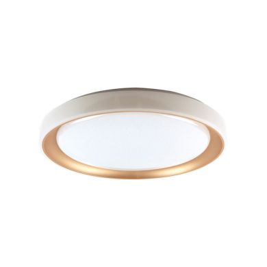 Plafond KIGALI 48W LED 3000-4000-6000K branco/dourado