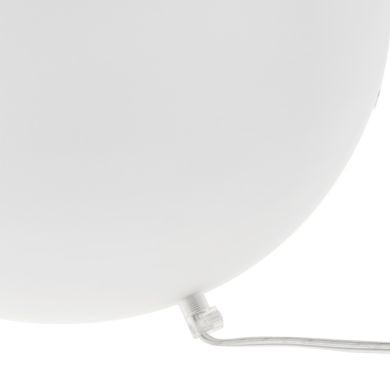 Candeeiro de mesa HERNER 1xE27 xD.30cm Vidro Branco