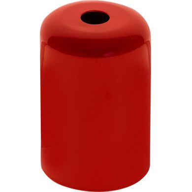 E27 cover for lampholder metal red