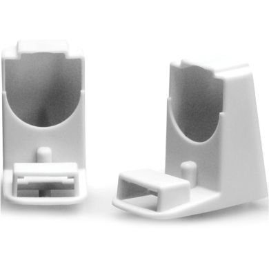 Natural dome for E27 2-pieces lampholder, in thermoplastic resin