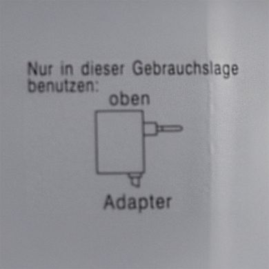 Cord-set with 2,0m white cable 2x0,75mm², transformer, EU 2P non-rewirable plug and hand switch