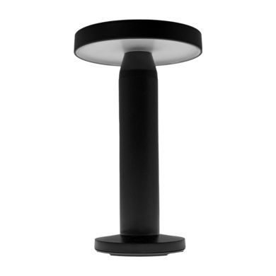 Table lamp ALCAIDE 2W LED 180lm 2700K IP44 H21.7xD13cm Black, with solar panel