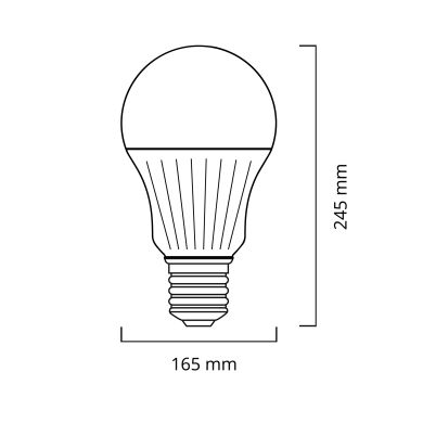 Bombilla E40 Globo SKYLINE LED D165 100W 6400K 10000lm