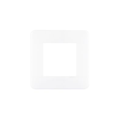Espelho simples QUADRO 45 quadrado branco