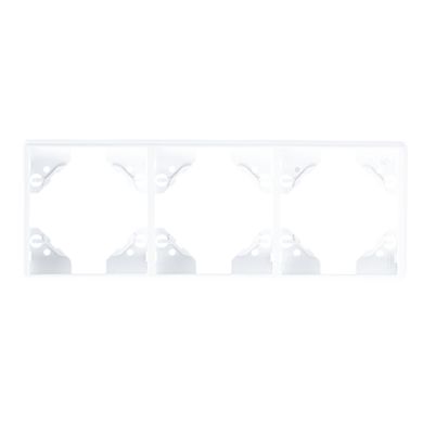 Marco Triple Vertical en blanco