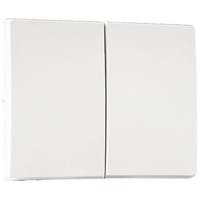 Tecla Doble SIRIUS70 en blanco