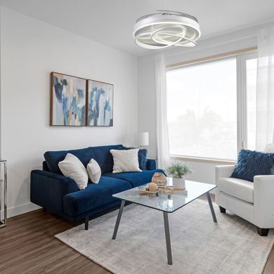 Ceiling fan DC ATLAS white, 4 retractable blades, 72W LED 3000|4000|6000K, H.35xD.108/50cm