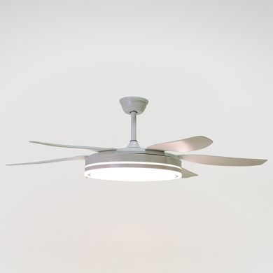 Ventoinha de tecto ORION branco, 6 palas, 72W LED 3000|4000|6000K A.35xD.132/50cm