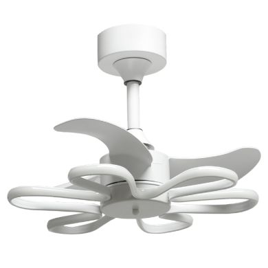Ceiling fan ENEBRO white 3 blades 30W+30W LED 3000|4000|6000K H.41xD.53cm