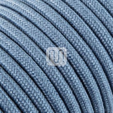 Flexible round fabric covered electrical cable H03VV-F 2x0,75 D.6.8mm avio TO421