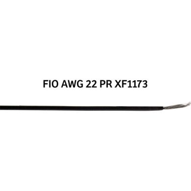 Wire AWG22 silicone black