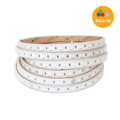 Tira LED 230V 15W/m 72LED/m RGB+W IP65 1m (múltiplos de 5m)