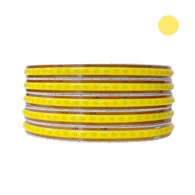 Fita LED COB 24V 8W/m 400LED/m 3000K IP20 com corte livre 1m (múltiplos de 5m)
