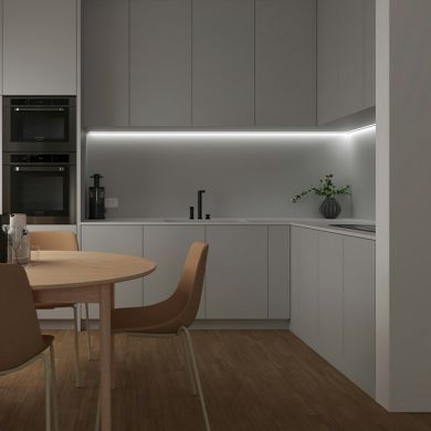 Fita LED COB 230Vdc 15W/m 480LED/m CCT (3cores) IP68 1m (múltiplos de 5m)