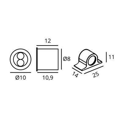 Door Motion Sensor 12/24Vdc