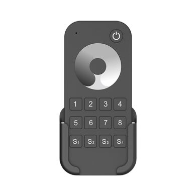 1color Touch Wheel RF Remote Controller, 8 zones