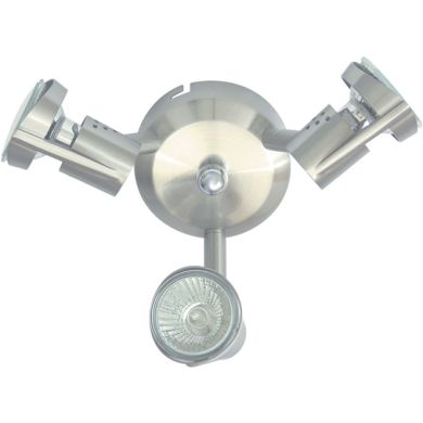 Plafond DANIEL 3xGU10 Alt.13xD.18cm níquel