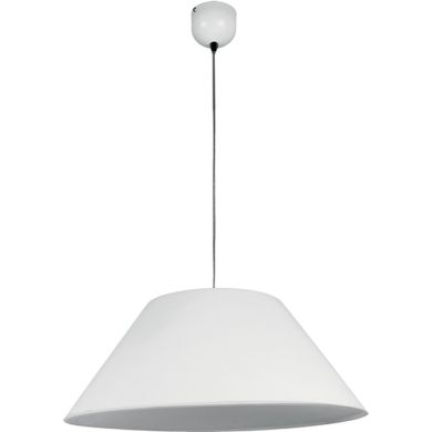 Suspensão NATÁLIA 1x2GX13 T5 circ. Alt.Reg.xD.50cm Branco