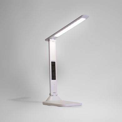 Table lamp TIMES 5W LED 3000-4000-6500K , white, with luminous display