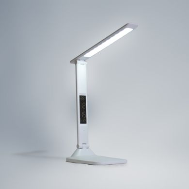 Table lamp TIMES 5W LED 3000-4000-6500K , white, with luminous display