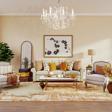 Ceiling lamp M.TERESA 15xE14 gold