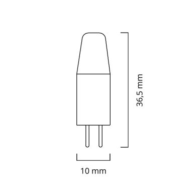Lâmpada G4 Bi-Pin NL LED 12V 2W 4000K 210lm 360°