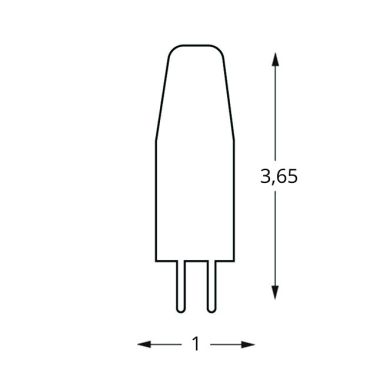 Bombilla G4 Bi-Pin NL LED 12V 2W 6000K 210lm 360°-A+