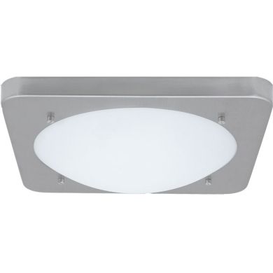 Plafond ALTAMIRA square 1xE14 L.26xW.26xH.7cm Satin Nickel