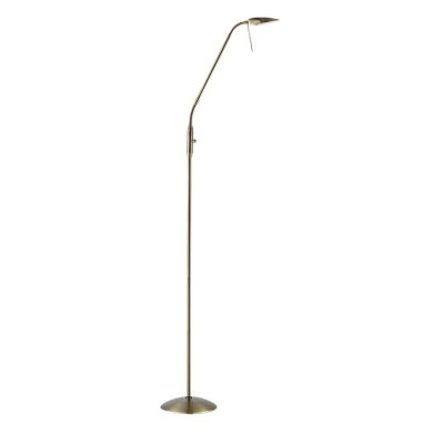 Lámpara de Pie TYRION 5W LED 450lm A.149xD.23cm cuero