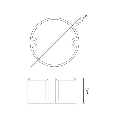 Constant current led driver AC/DC 700mA 30W IP20, in plastic