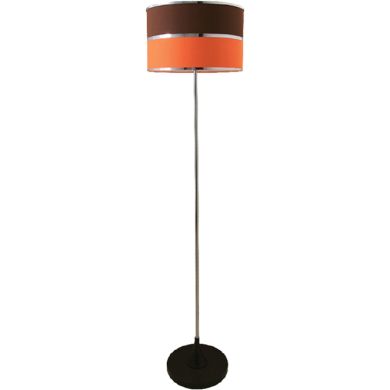 Floor Lamp OLGA 1xE27 H.171xD.40cm Orange/Brown