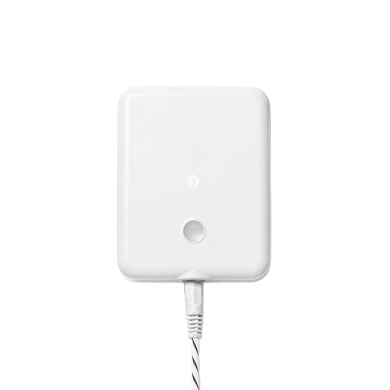 Shelly Flood Gen4 Preto — Sensor de Inundação/chuva a Pilha Wi-Fi + Zigbee + Matter