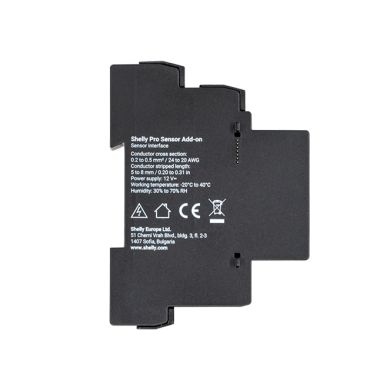 Shelly Pro Sensor Add-on — Isolated sensor add-on module for Shelly Pro devices
