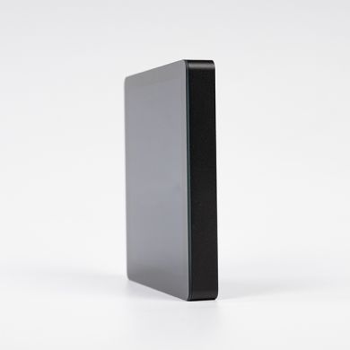 Shelly Wall Display X1i Preto — Painel de controlo táctil 4" com relé integrado, Wi-Fi 6 + Bluetooth