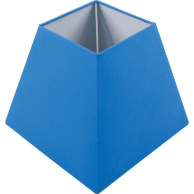 Abat-jour IRLANDES quadrado prisma grande com encaixe E27 C.22xL.22xAlt.18,5cm Azul