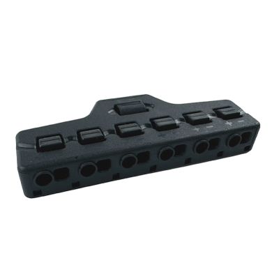 DC splitter connectors for parallel connection, 6 outputs 0-42Vdc 1.5A/output