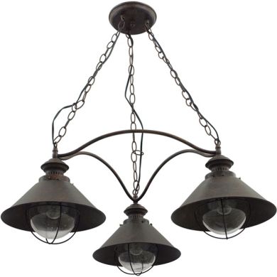 Ceiling Lamp BOLZANO 3xE27 H.Reg.xD.69cm Brown