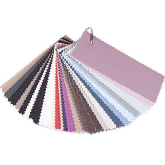 Telas PVC contracoladas com tecido em algodão em várias cores