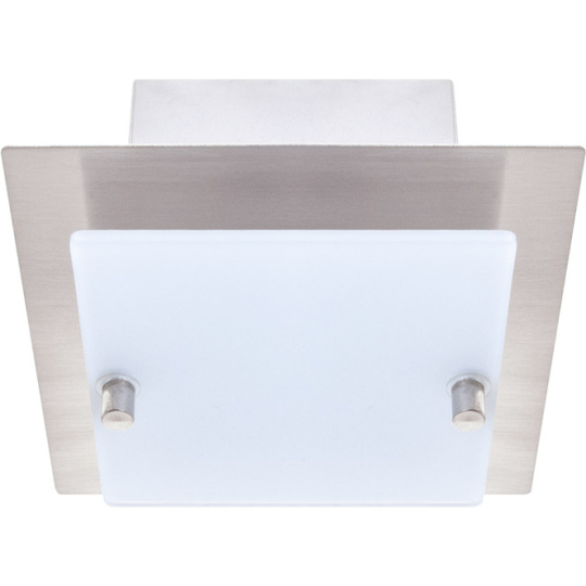 Plafond LARGO 1xG9 C.13xL.13xAlt.6cm Níquel