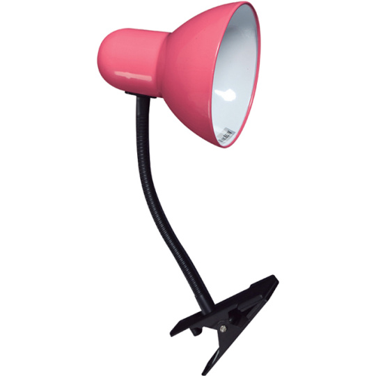 Table Lamp CLIP with spring 1xE27 L.11,5xW.24xH.27cm Pink