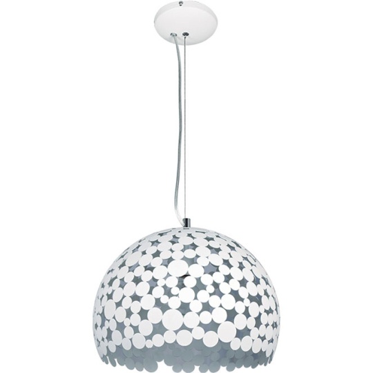 Suspensão ALBA 1xE27 Alt.Reg.xD.50cm cor areia