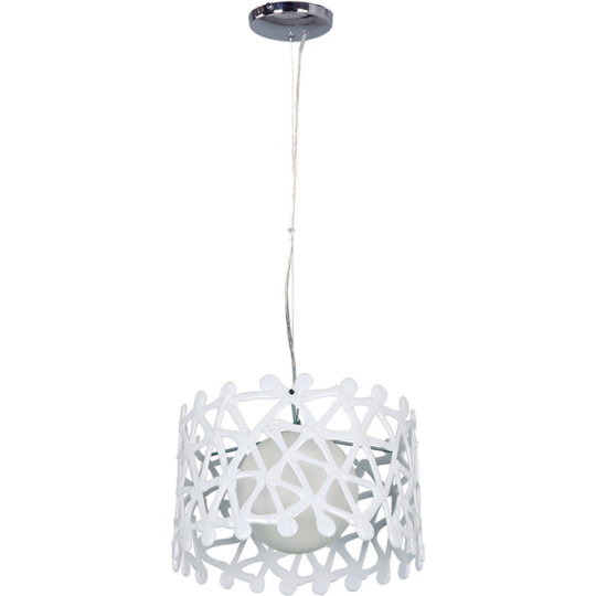 Pendant Light OLINDA 1xE27 H.Reg.xD.40cm White