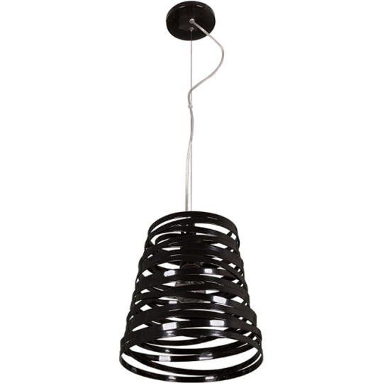 Pendant Light ELSA 1xE27 H.Reg.xD.26cm Black